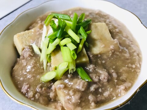 簡単！高野豆腐のそぼろ餡掛け♫